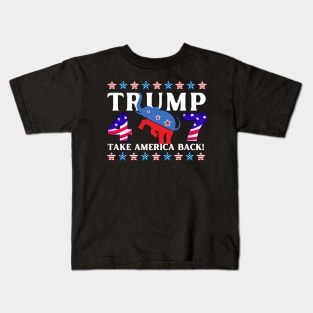 TAKE AMERICA BACK! Kids T-Shirt